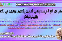 Amar Ma'ruf Menyuruh Yang Baik Dan Mencegah Yang Munkar