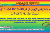 Ataqah Kubro Tata Cara Membaca Surat al-Ikhlash 100.000 kali