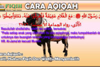 Cara Aqiqah Dalil, Hukum Fiqih Dan Waktu Menyembelih.jpg