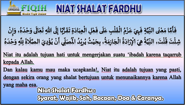 Niat Shalat Fardhu Syarat, Wajib, Sah, Bacaan, Doa & Caranya..jpg