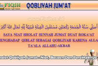 Shalat Qobliyah Jumat Niat, Bacaan Dan Perakteknya.jpg