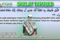 Shalat Tahajud Dalil, Niat, Bacaan, Tata Cara, Dan Doanya