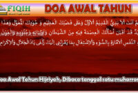 Doa Awal Tahun Hijriyah
