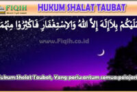 Hukum Shalat Taubat