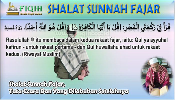 Shalat Sunnah Fajar, Tata Ccara Dan Yang Dilakukan Setelahnya