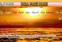 Doa Pagi Hari