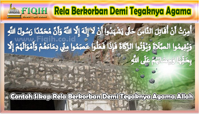 Contoh sikap rela berkorban demi tegaknya Agama Allah