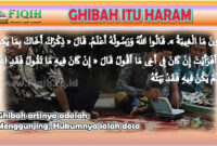 Ghibah artinya adalah