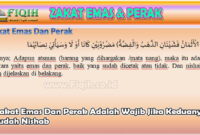 Zakat Emas Dan Perak