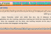 Zakat Unta dan Ukuran Nishabnya