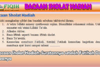 Bacaan Sholat Hadiah