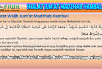 Shalat Jum’at Madzhab Hambali