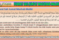 Syarat Sah Jumat Maliki