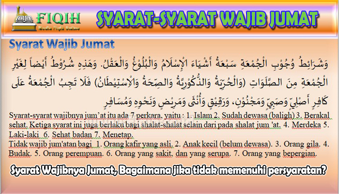 Syarat Wajibnya Jumat