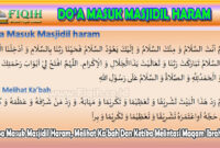 Doa Masuk Masjidil Haram