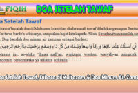 Doa Setelah Tawaf