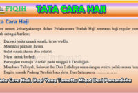 Tata Cara Haji