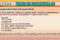 Bismillah Alhamdulillah