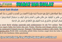Syarat Sah Shalat