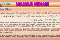 Mahar Nikah