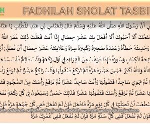 Fadhilah Sholat Tasbih