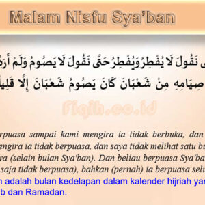 Malam Nisfu Sya’ban