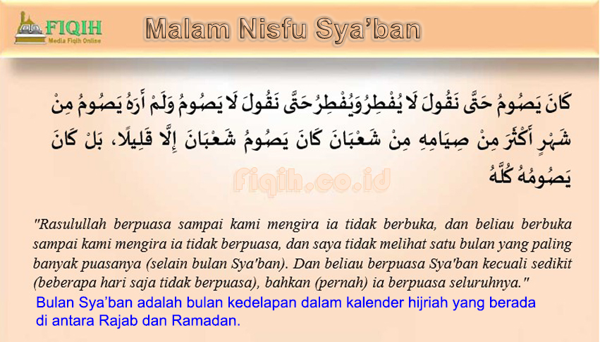 Malam Nisfu Sya’ban