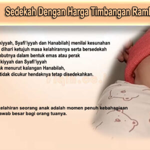 Sedekah Dengan Harga Timbangan Rambut Bayi