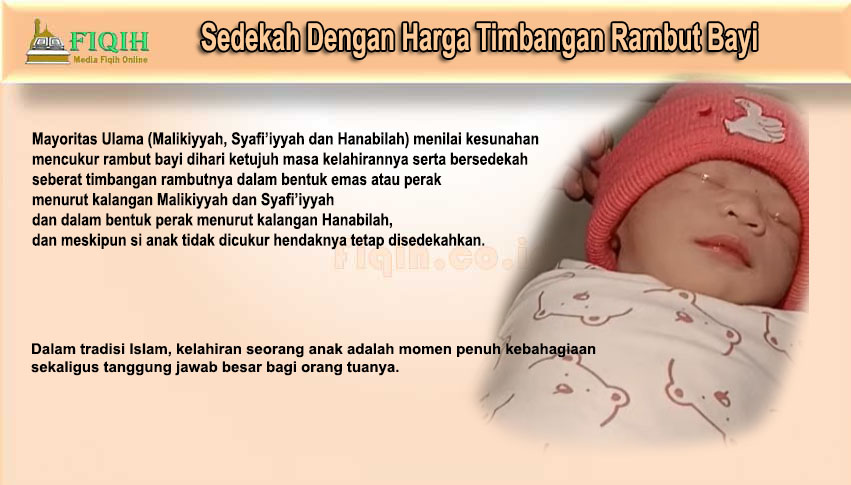 Sedekah Dengan Harga Timbangan Rambut Bayi
