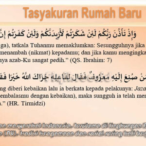 Tasyakuran Rumah Baru