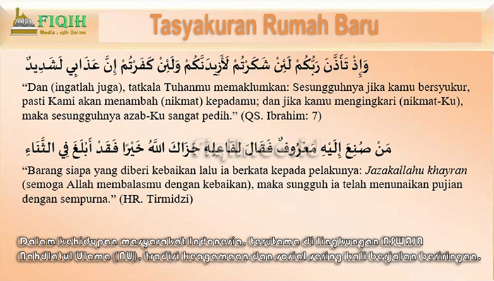Tasyakuran Rumah Baru